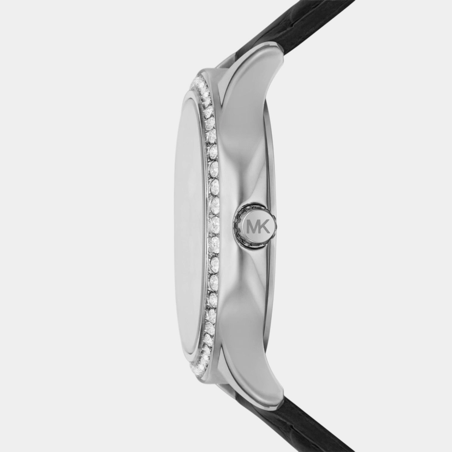 Women Quartz Mother Of Pearl Dial Analog Leather Watch MK4821