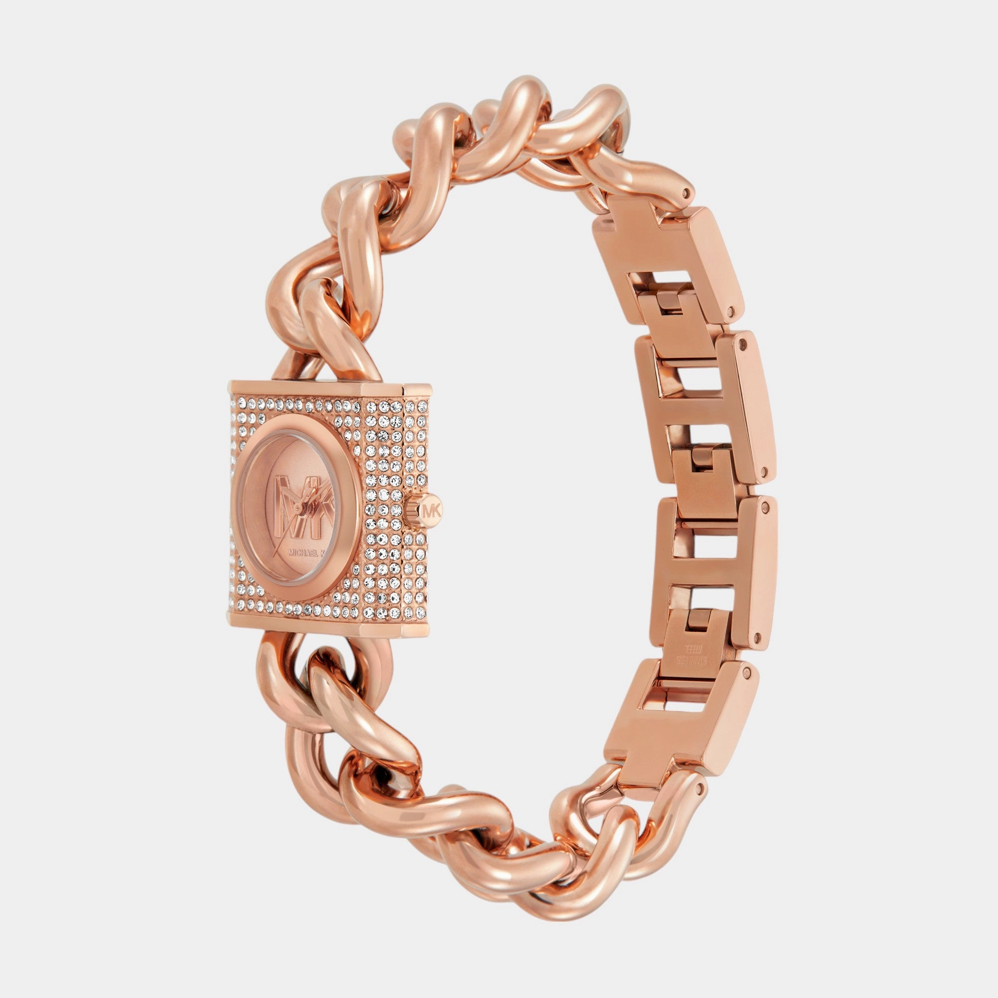 Women Quartz Rose Gold Dial Analog Stainless Steel Watch MK4827