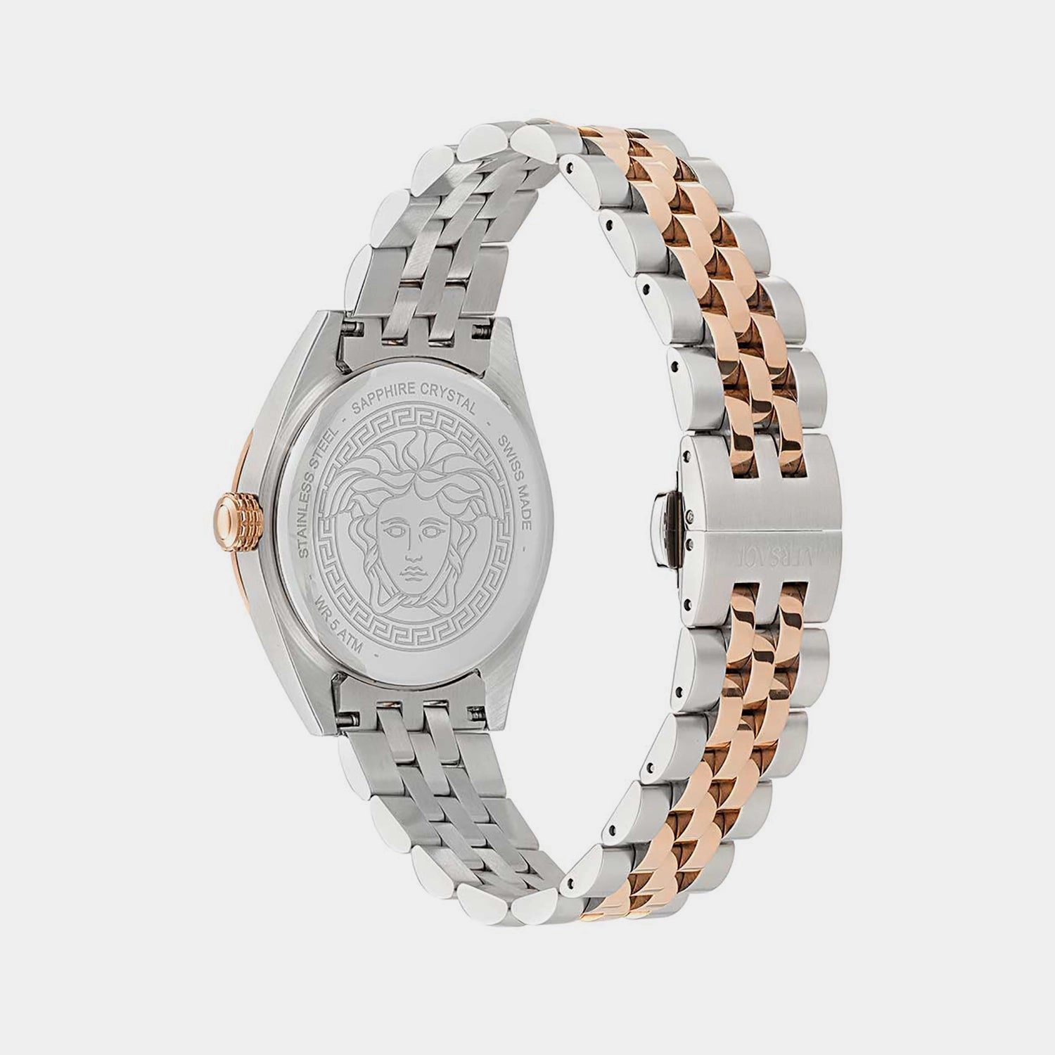 Women Quartz Silver Dial Analog Stainless Steel Watch VE8I00624