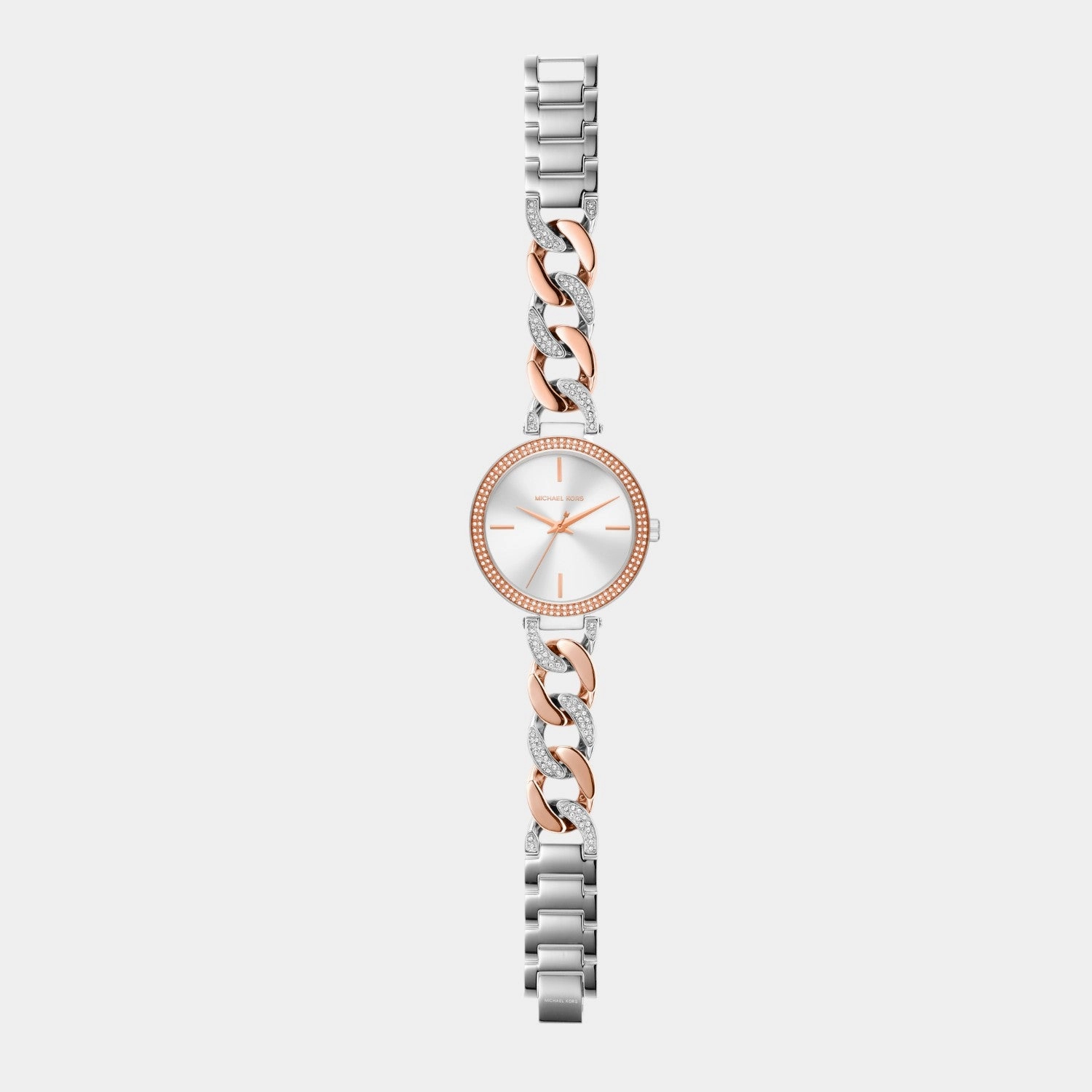 Women Quartz White Dial Analog Stainless Steel Watch MK4634