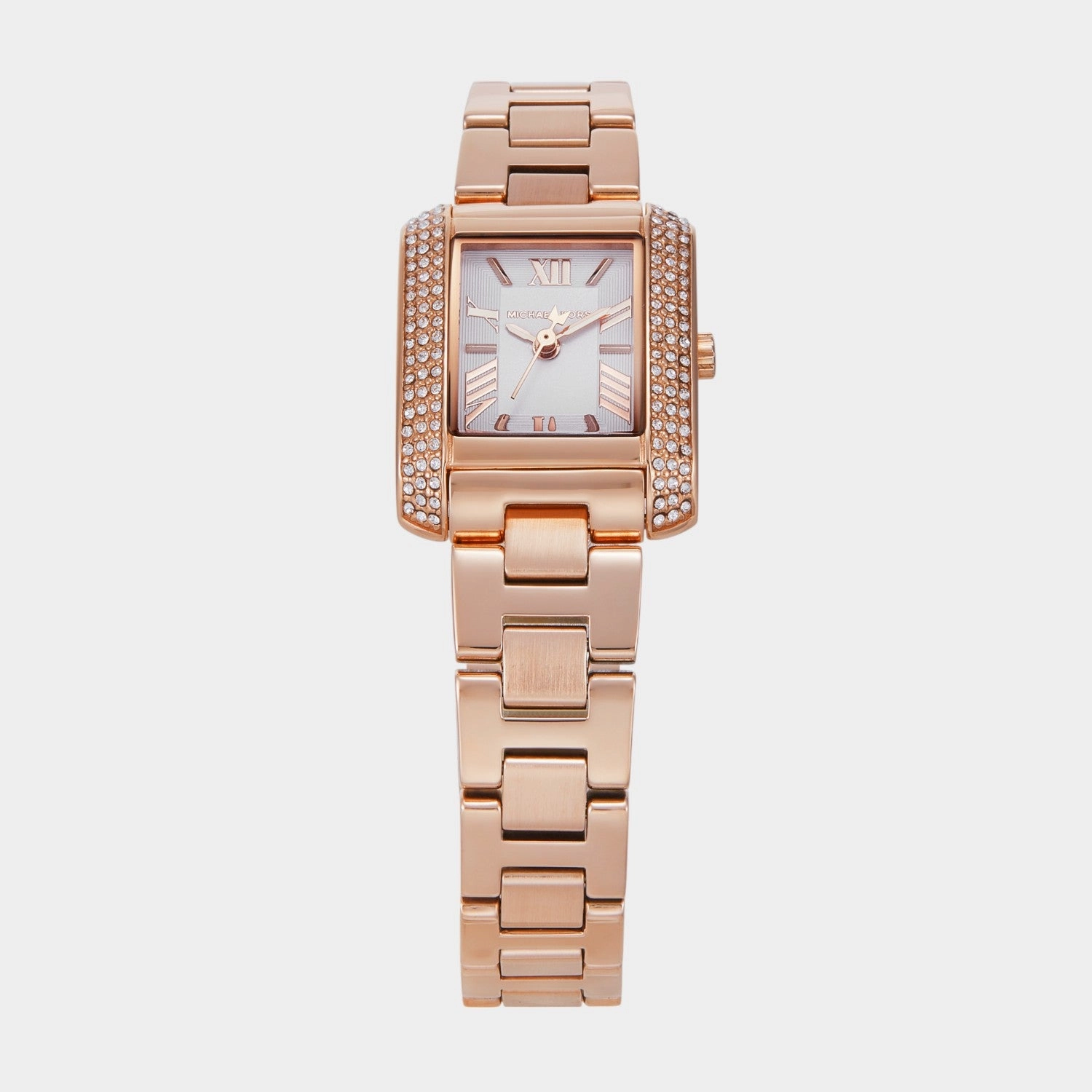 Women Quartz White Dial Analog Stainless Steel Watch MK7512SET