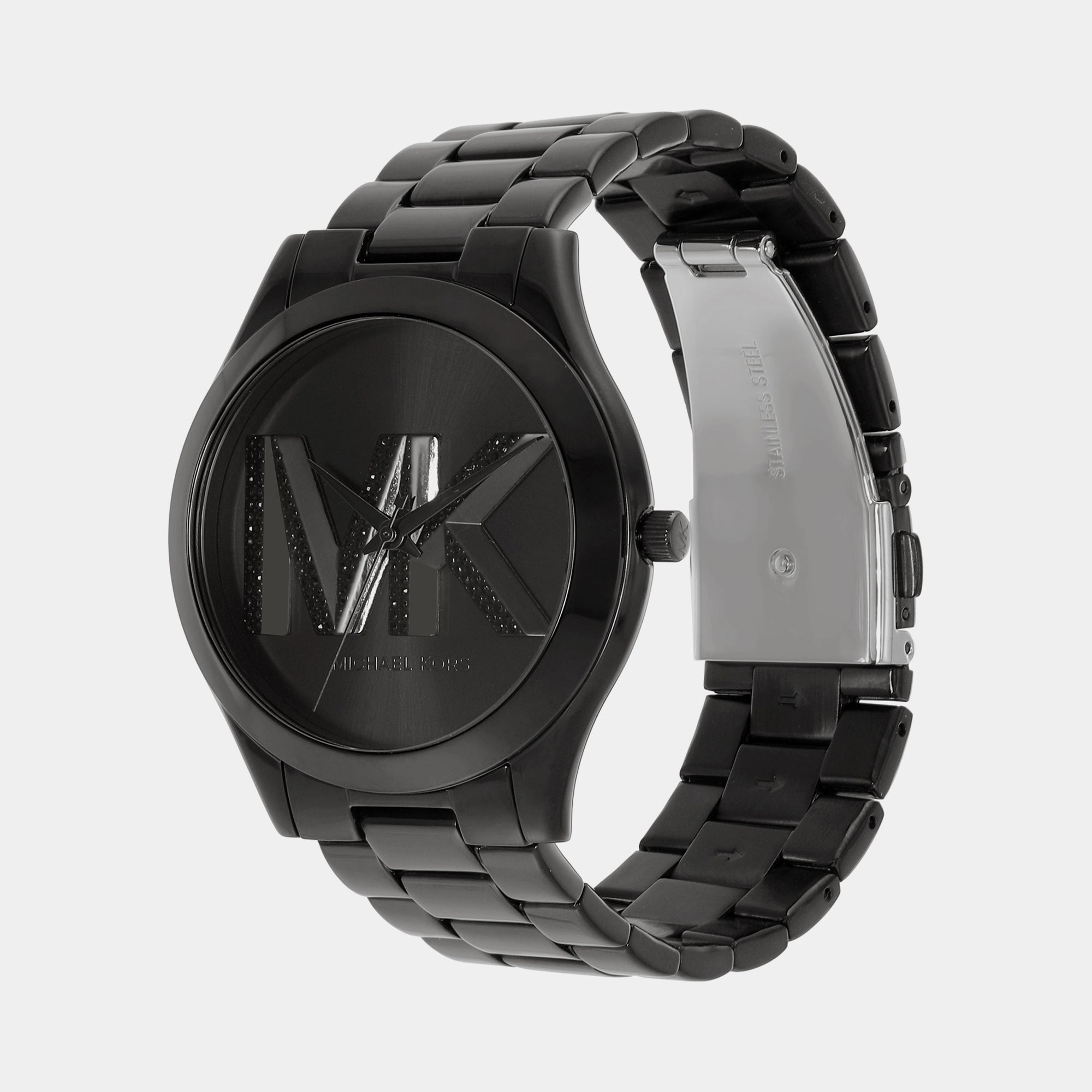 Women's Black Analog Stainless Steel Watch MK4734