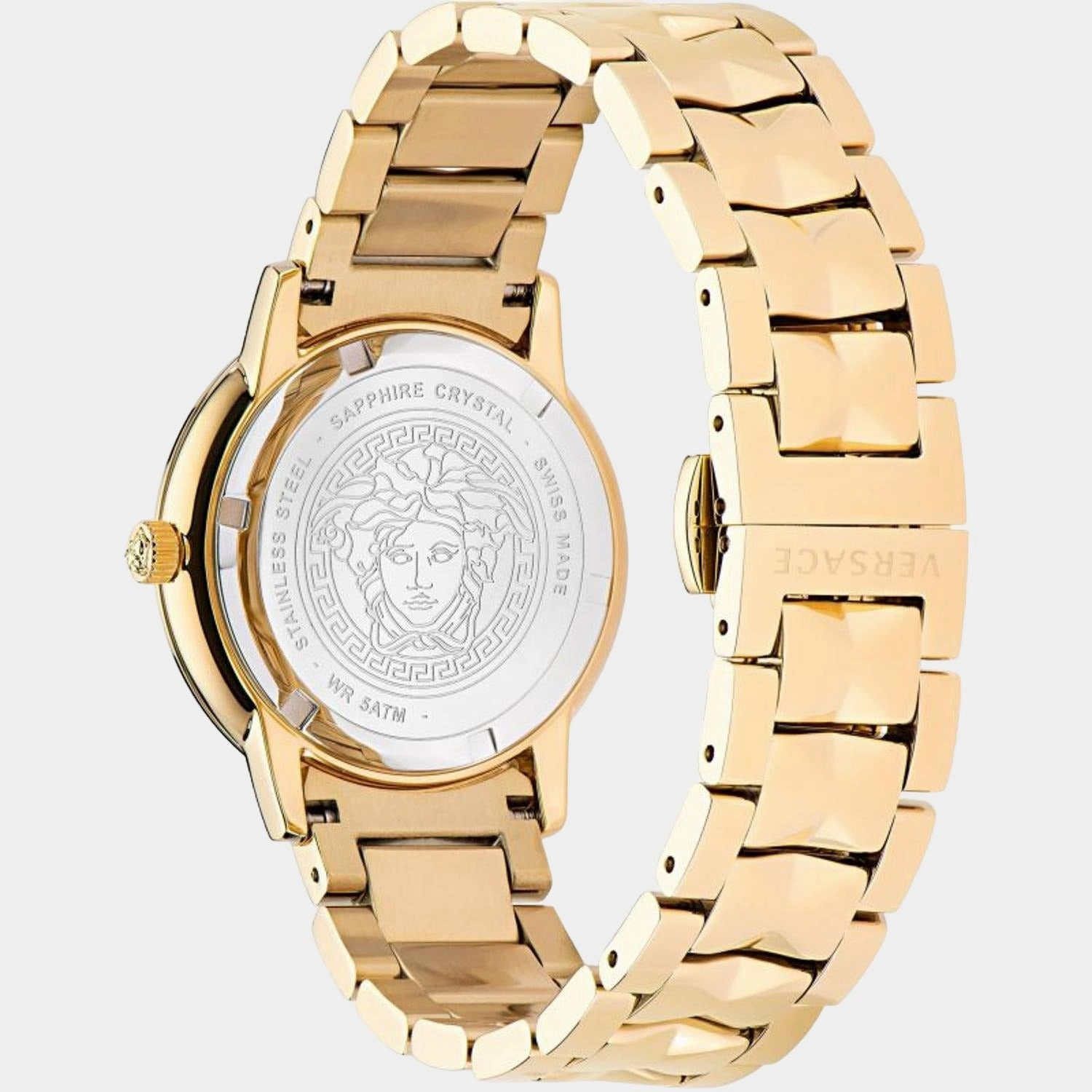Women's Black Analog Stainless Steel Watch VE2P00622