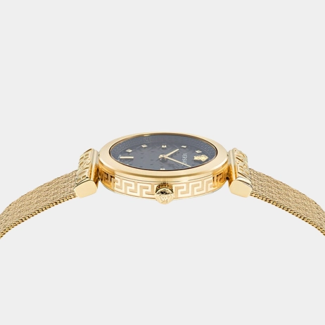 Women's Black Analog Stainless Steel Watch VE6J00723