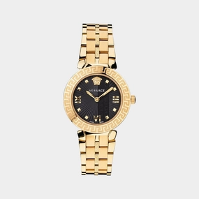Women's Black Analog Stainless Steel Watch VEZ600521