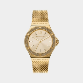 Women's Gold Analog Stainless Steel Watch MK7335