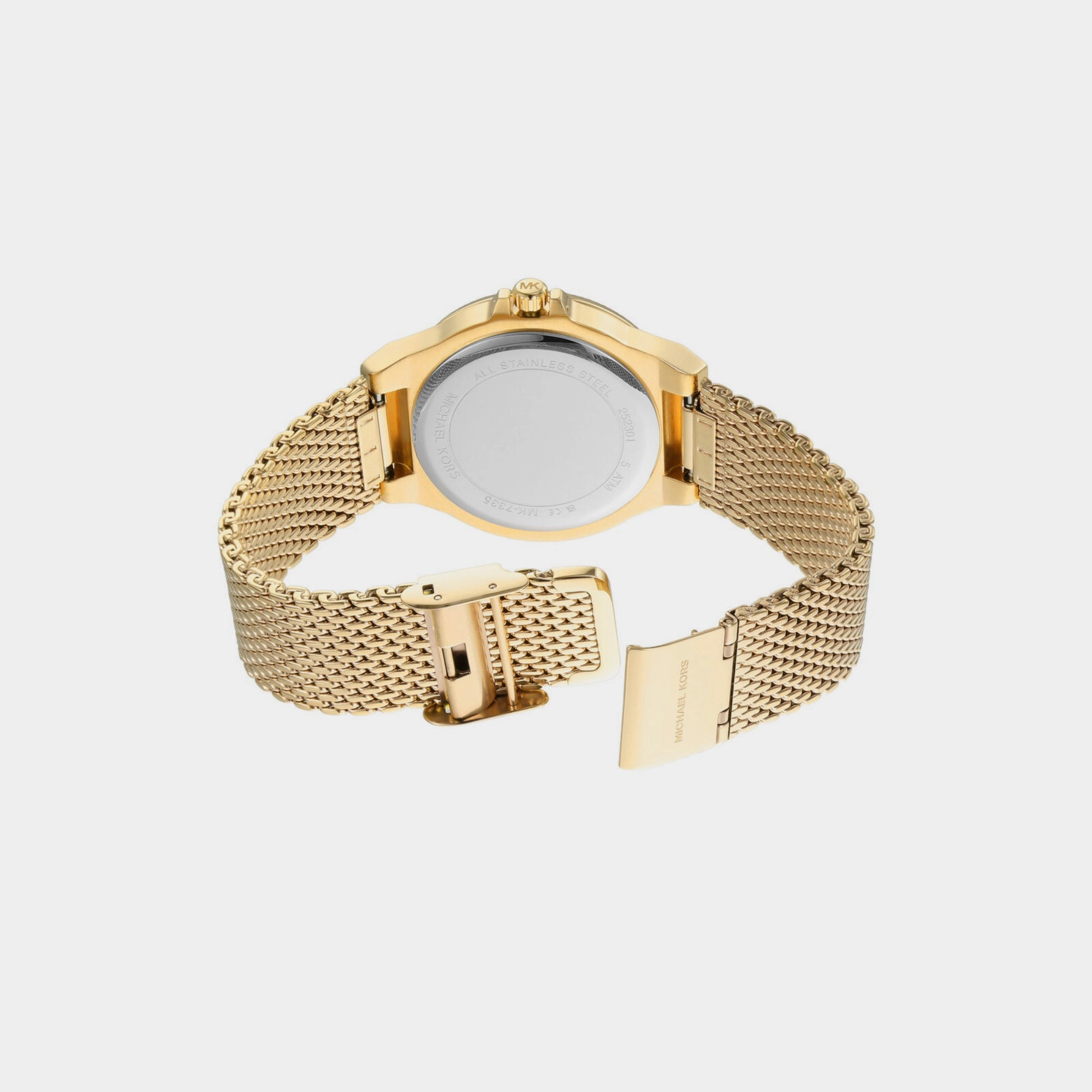 Women's Gold Analog Stainless Steel Watch MK7335