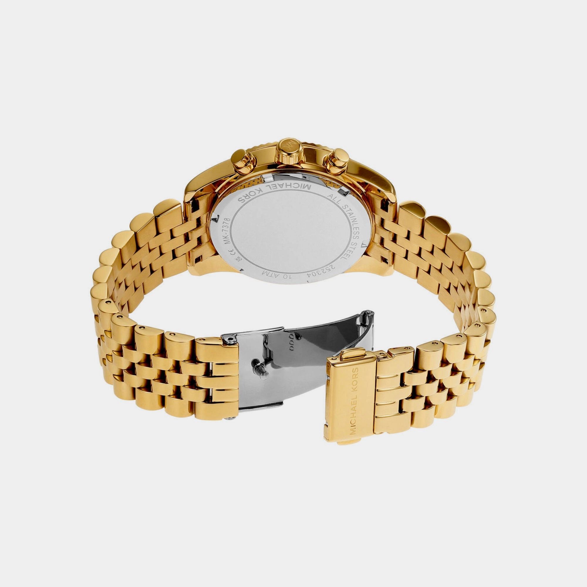 Women's Gold Chronograph Stainless Steel Watch MK7378