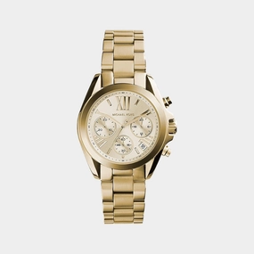 Women's Gold Stainless Steel Chronograph Watch MK5798
