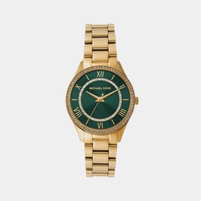Women's Green Analog Stainless Steel Watch MK4737