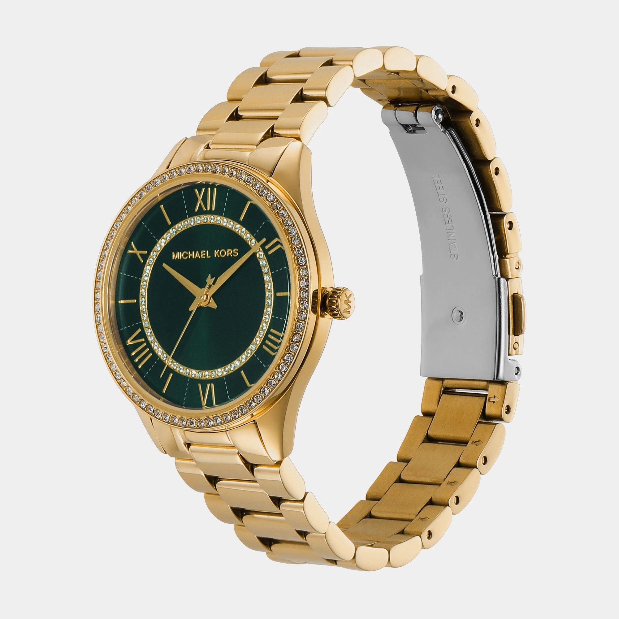 Women's Green Analog Stainless Steel Watch MK4737