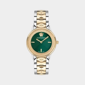 Women's Green Analog Stainless Steel Watch VE2P00522