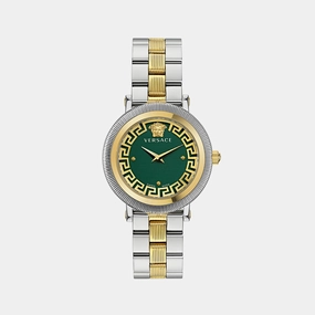 Women's Green Analog Stainless Steel Watch VE7F00523