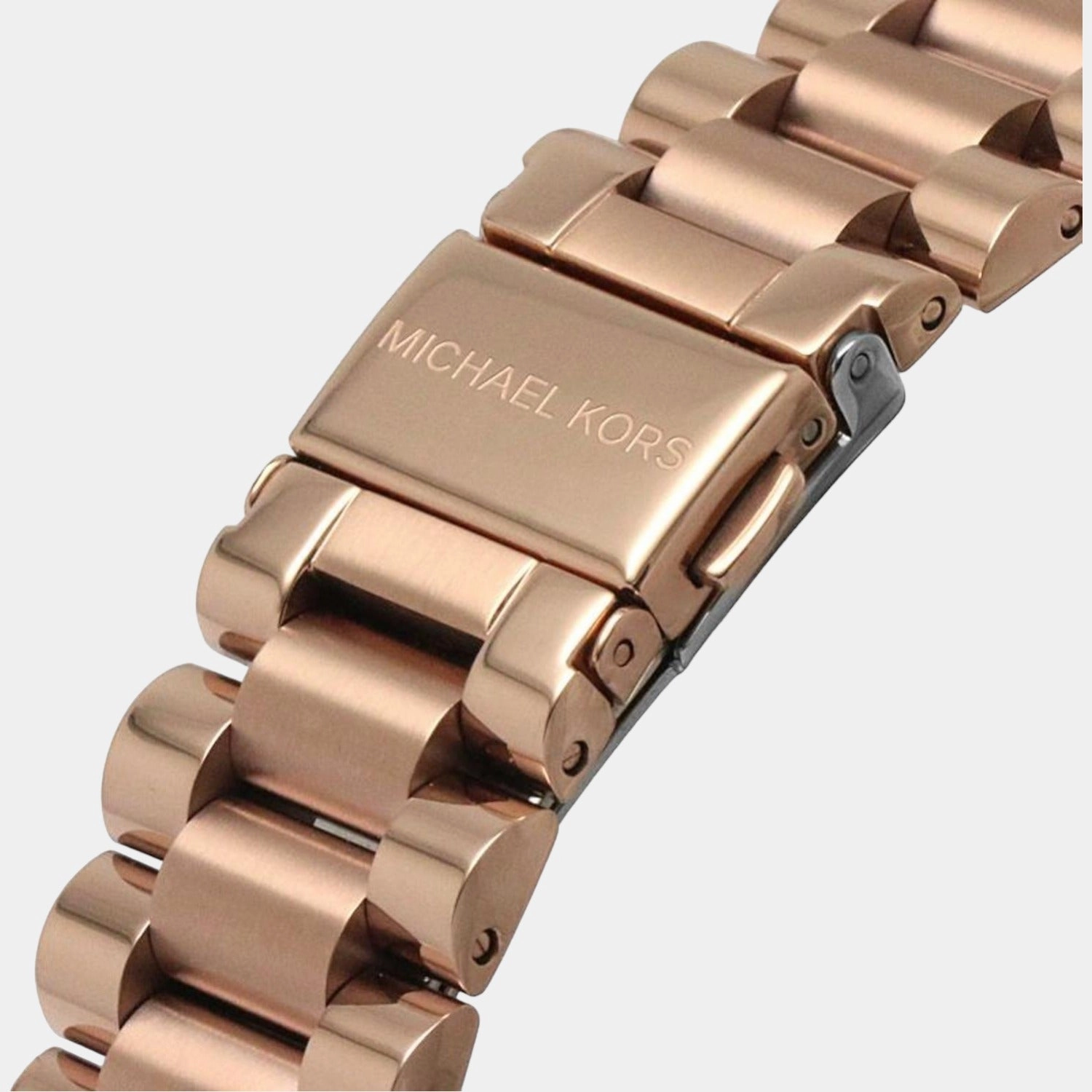Women's Pink Stainless Steel Chronograph Watch MK7242