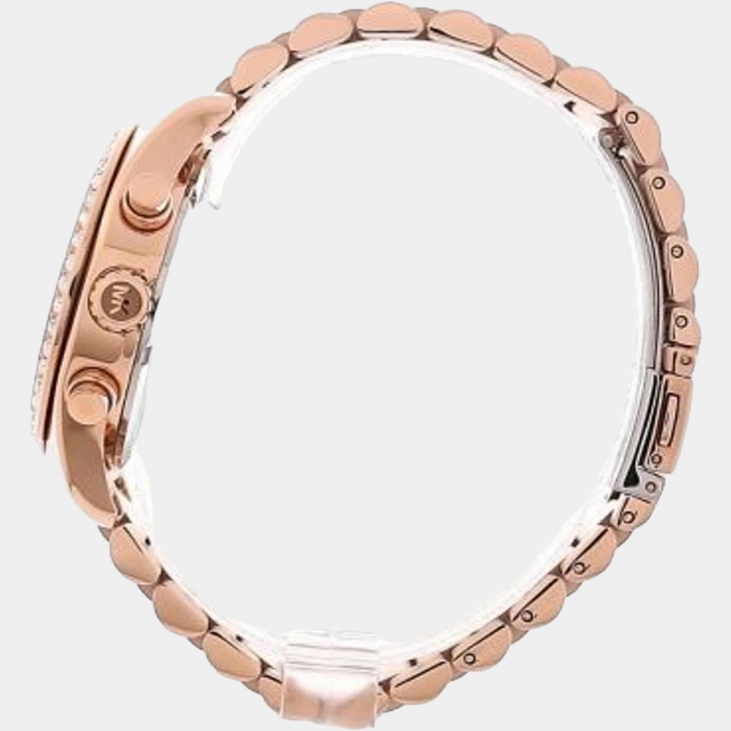 Women's Pink Stainless Steel Chronograph Watch MK7242