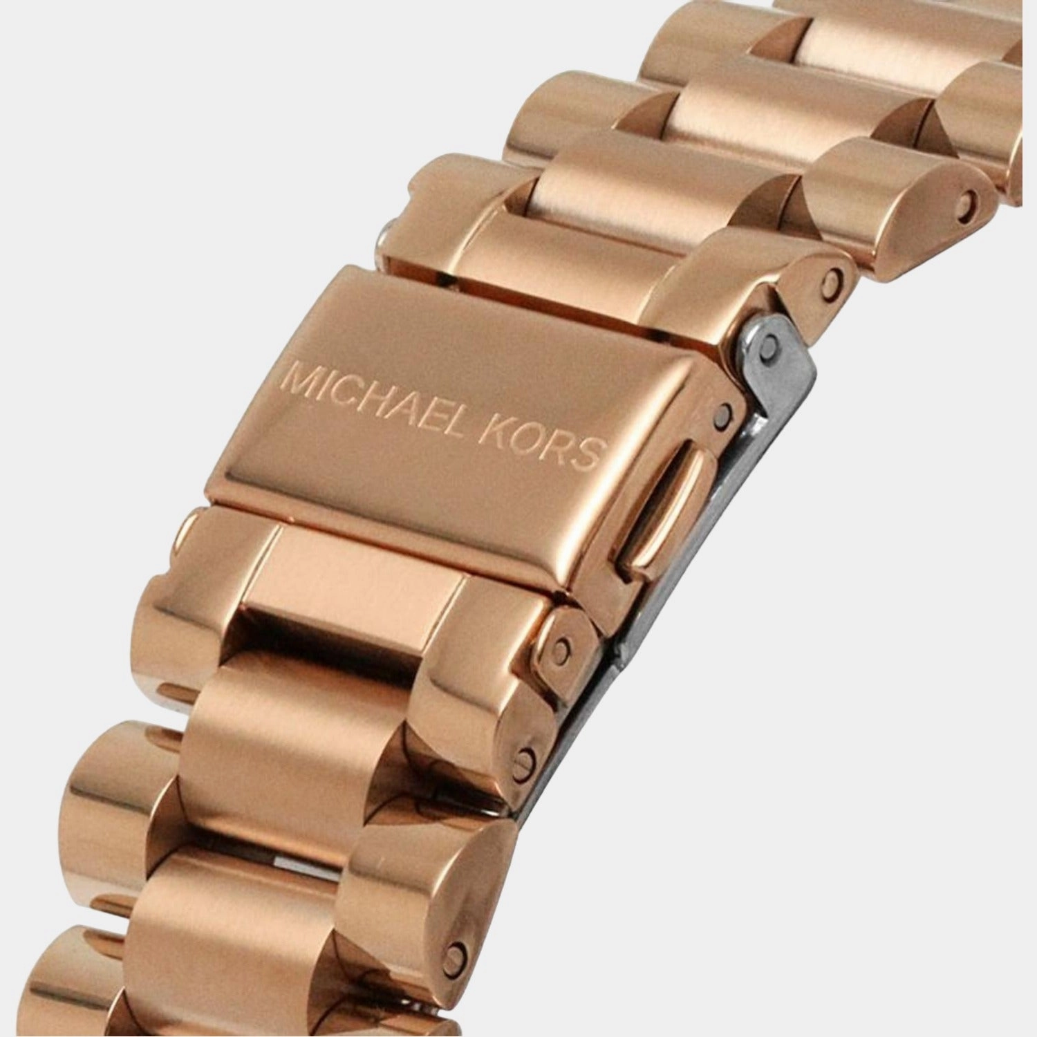 Women's Pink Stainless Steel Chronograph Watch MK7242