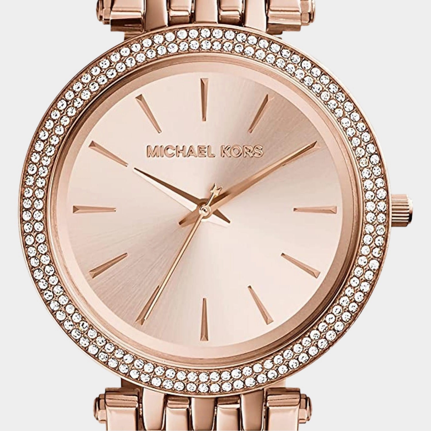 Women's Rose Gold Analog Stainless Steel Watch MK3192