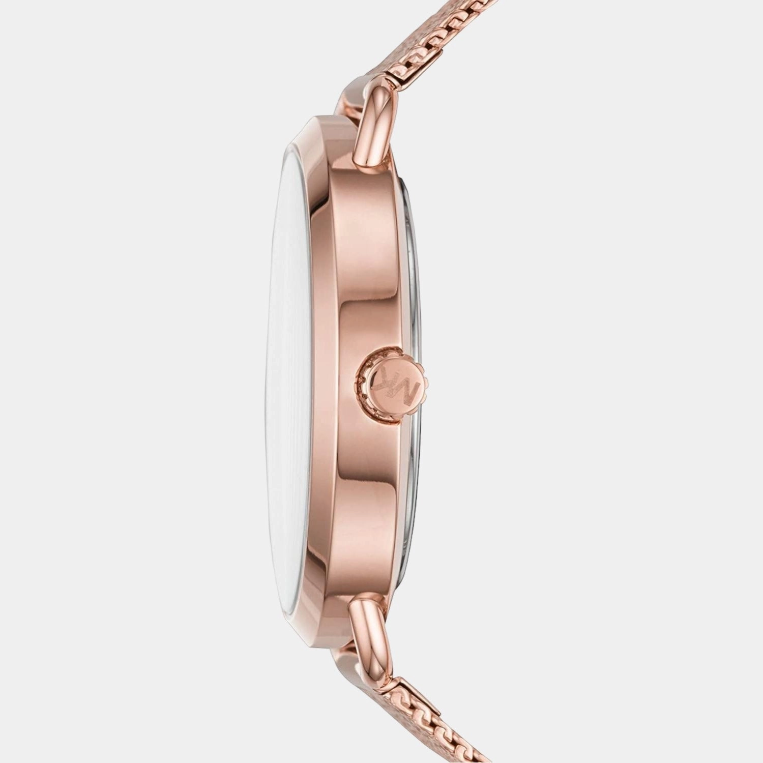Women's Rose Gold Analog Stainless Steel Watch MK3845