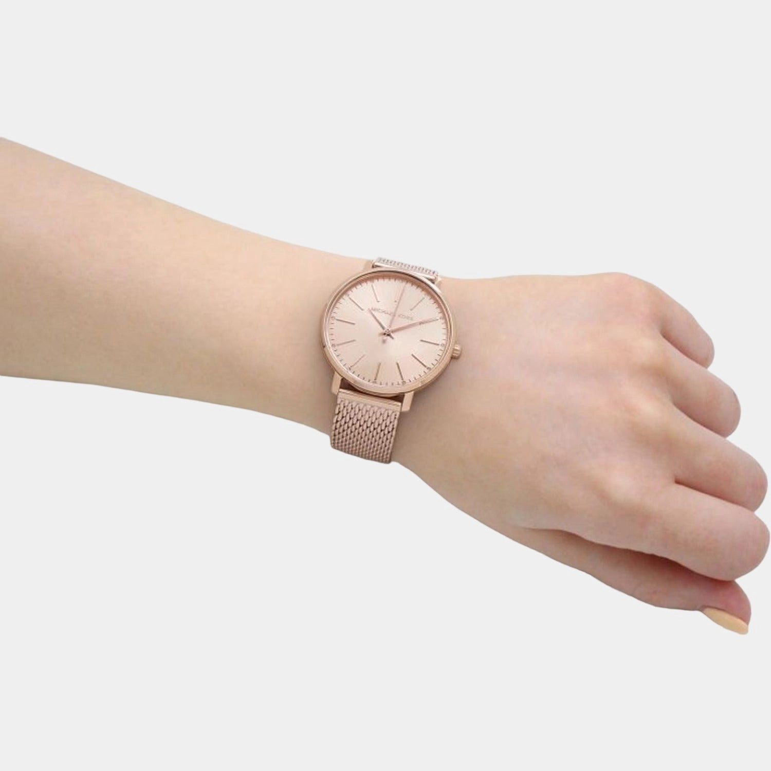 Women's Rose Gold Analog Stainless Steel Watch MK4340
