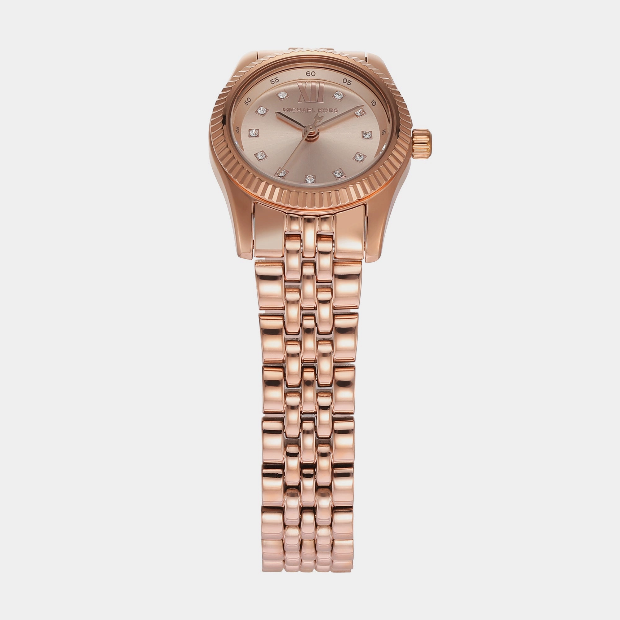 Women's Rose Gold Analog Stainless Steel Watch MK4739