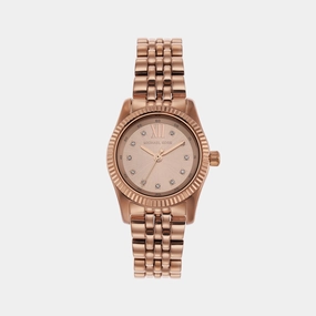 Women's Rose Gold Analog Stainless Steel Watch MK4739