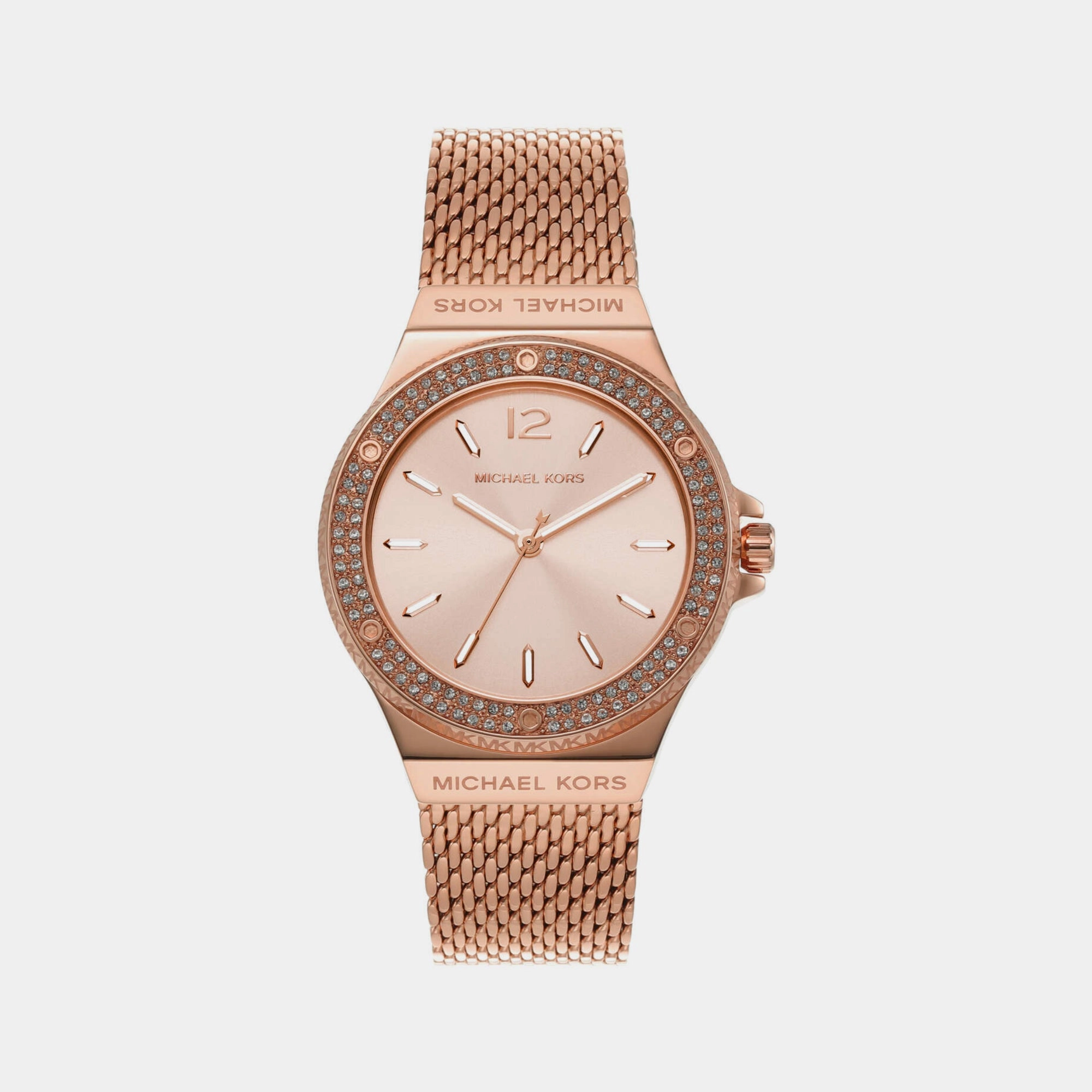 Women's Rose Gold Analog Stainless Steel Watch MK7336