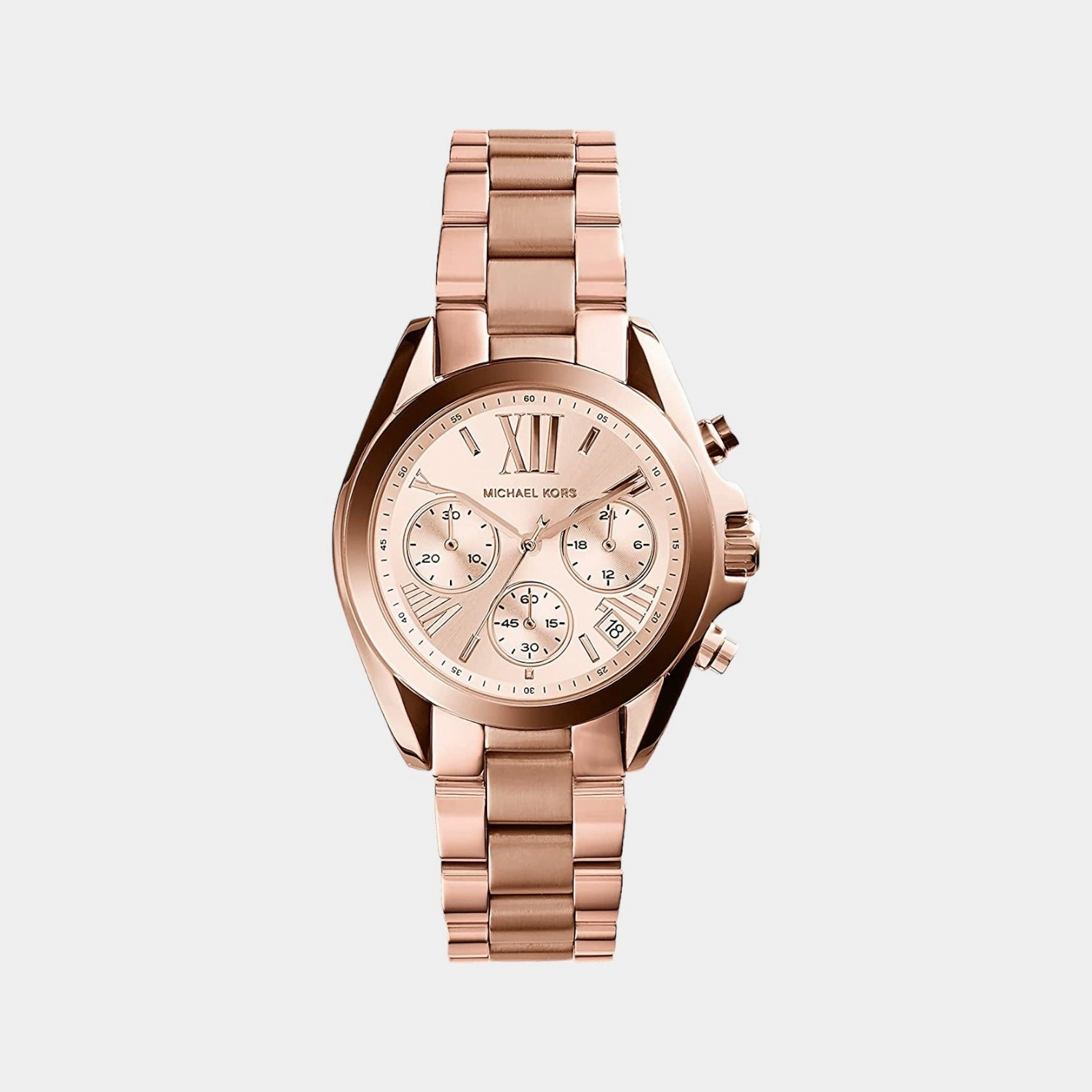 Women's Rose Gold Stainless Steel Chronograph Watch MK5799