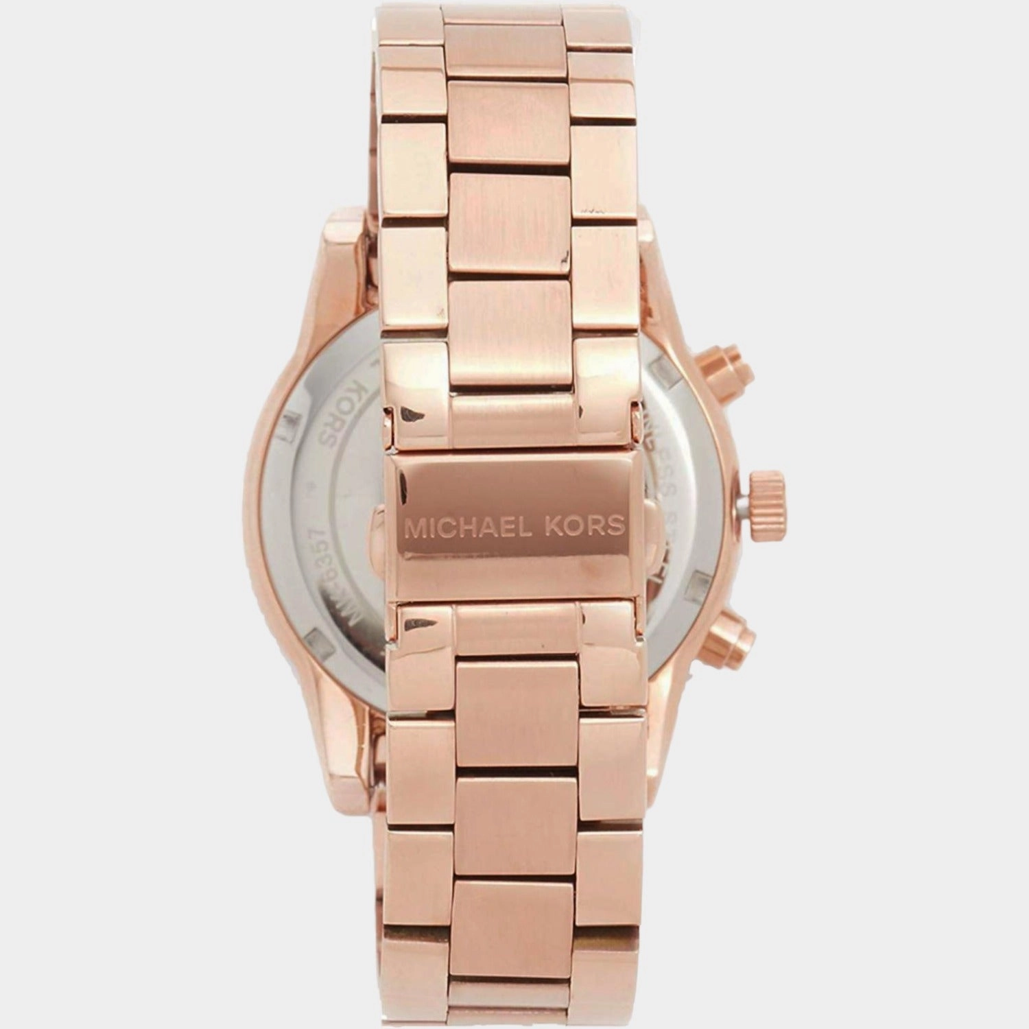 Women's Rose Gold Stainless Steel Chronograph Watch MK6357