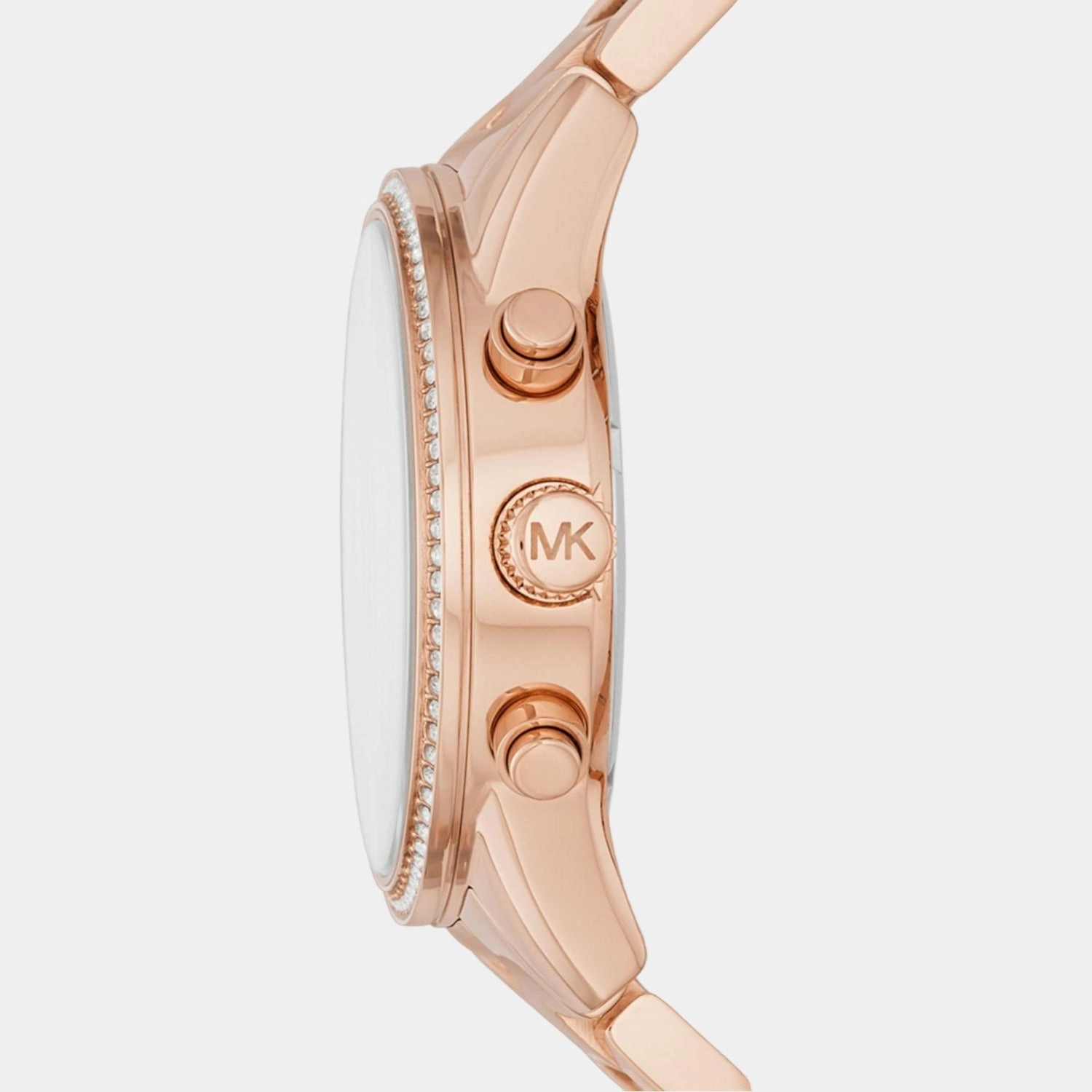 Women's Rose Gold Stainless Steel Chronograph Watch MK6357