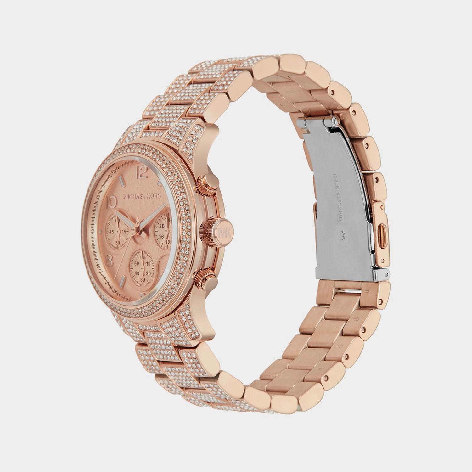 Women's Runway Rose Gold Chronograph Stainless Steel Watch MK7481