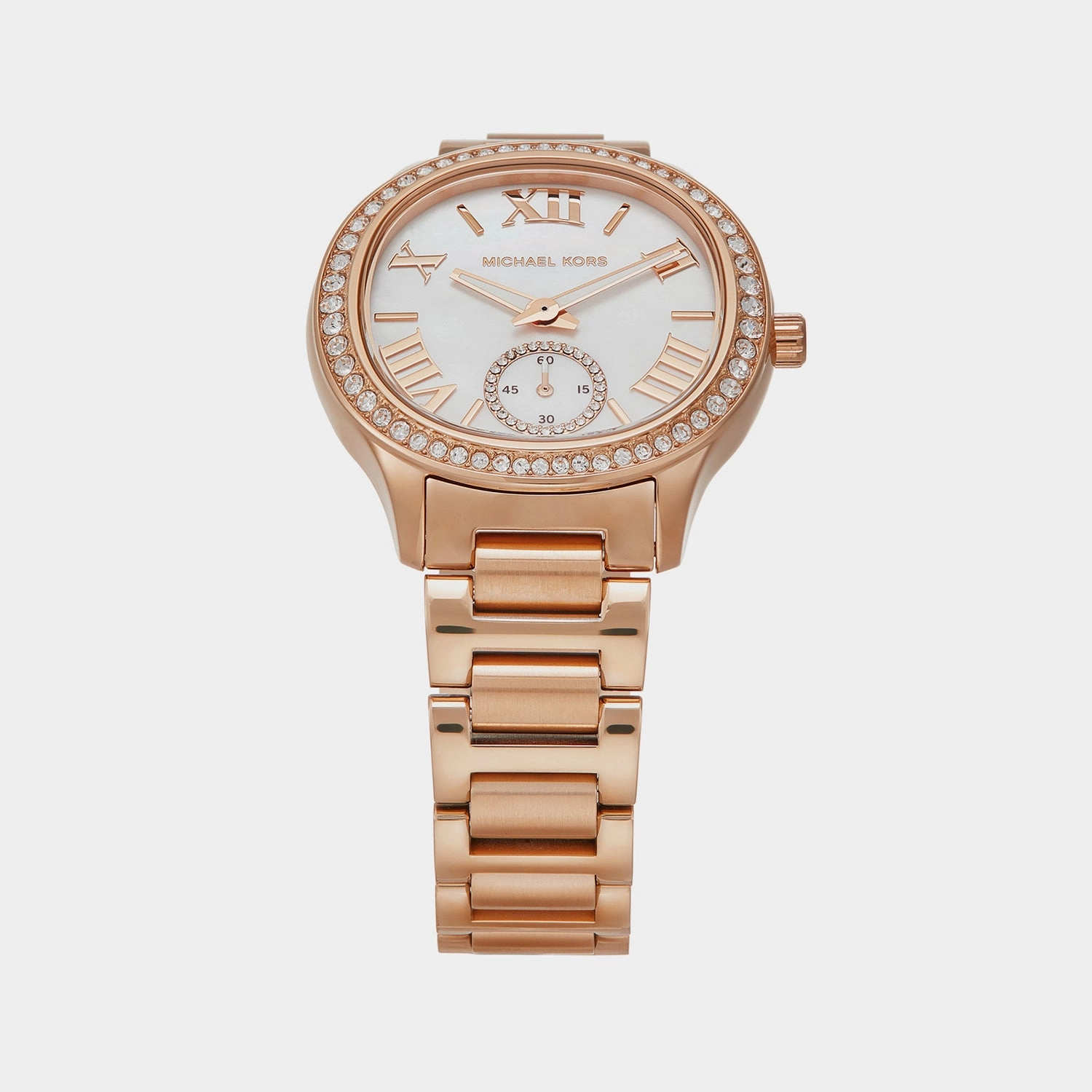 Women's Sage Rose Gold Analog Stainless Steel Watch MK4806