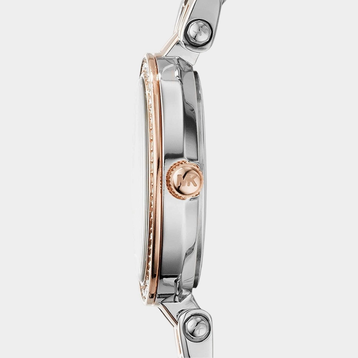 Women's Silver Analog Stainless Steel Watch MK3298