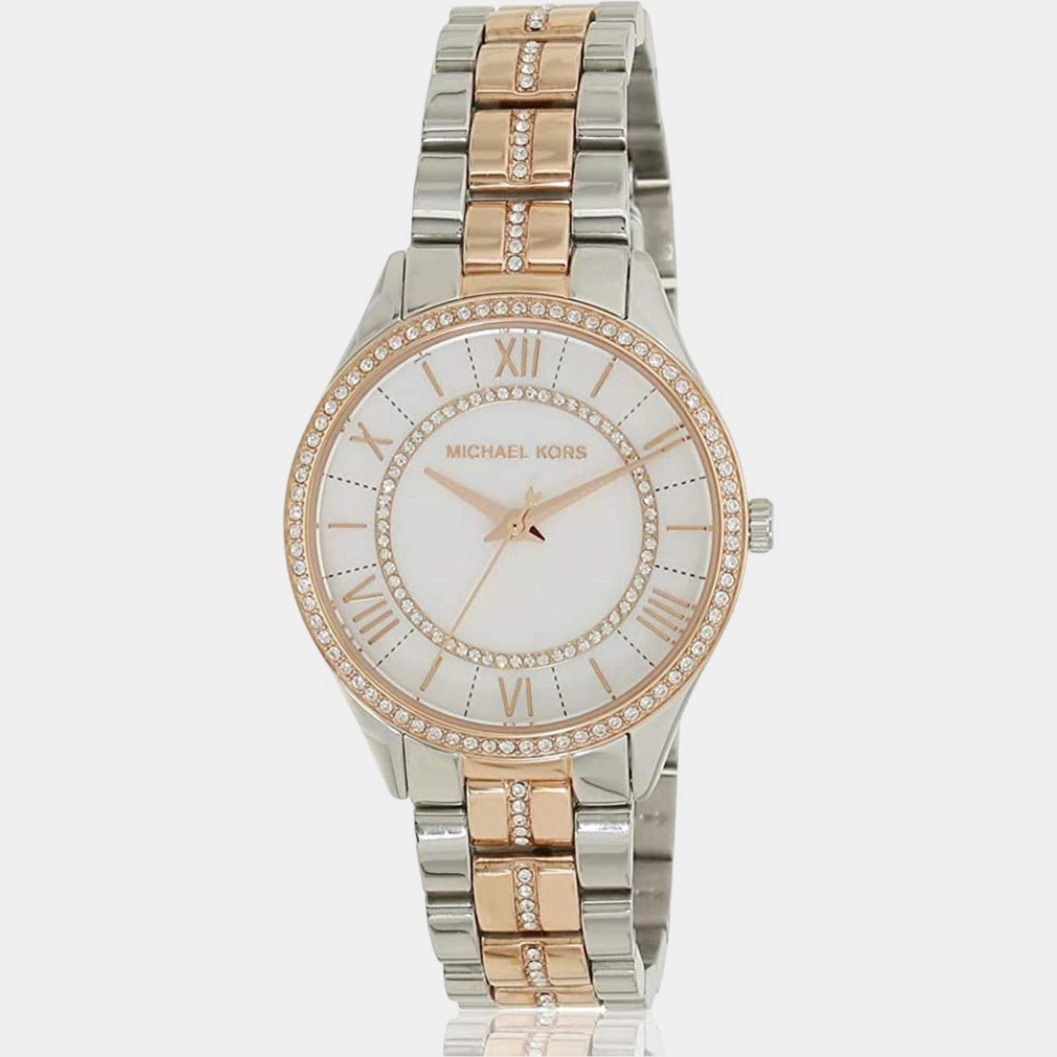 Women's White Analog Stainless Steel Watch MK3979