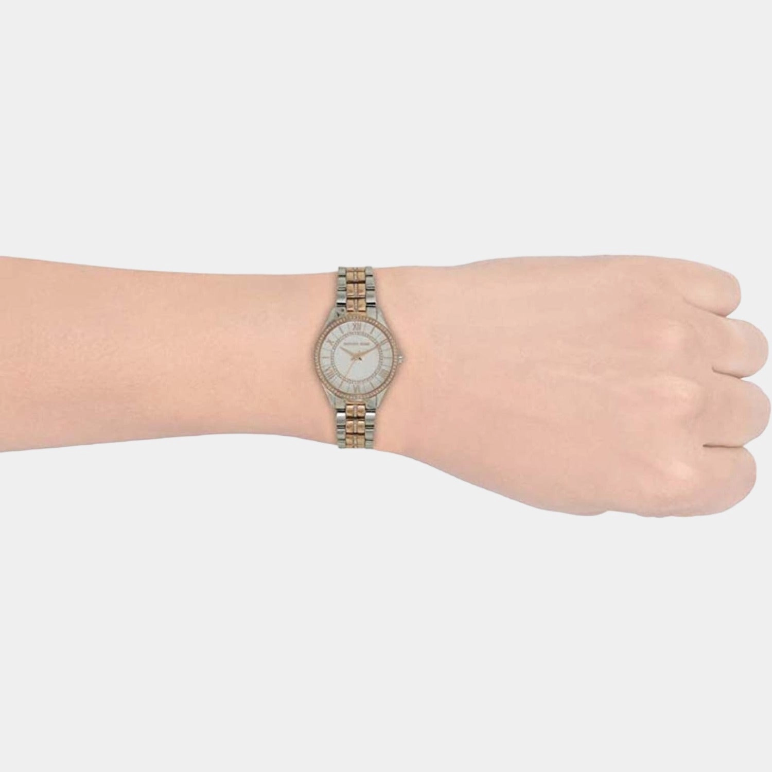 Women's White Analog Stainless Steel Watch MK3979
