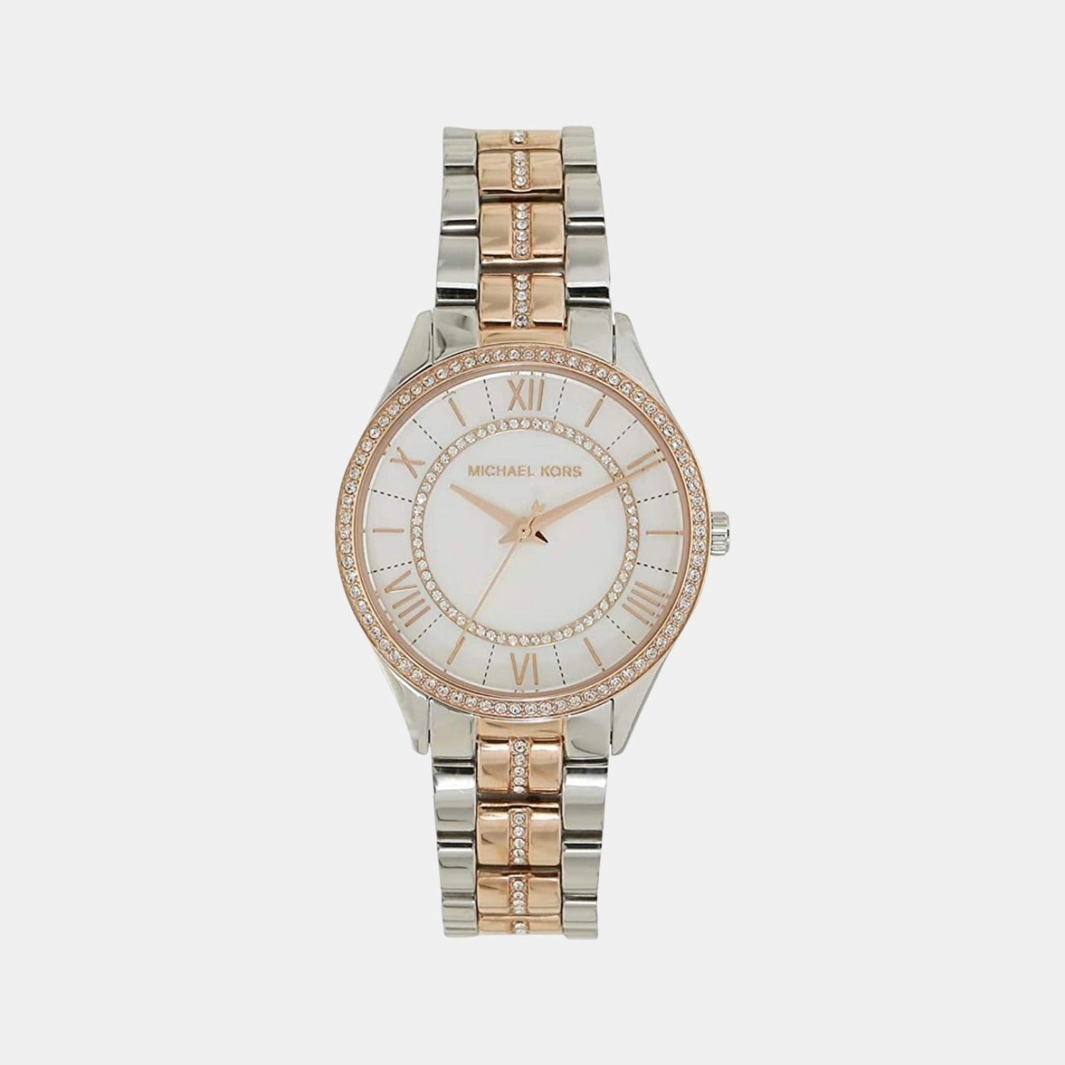 Women's White Analog Stainless Steel Watch MK3979