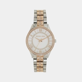 Women's White Analog Stainless Steel Watch MK3979