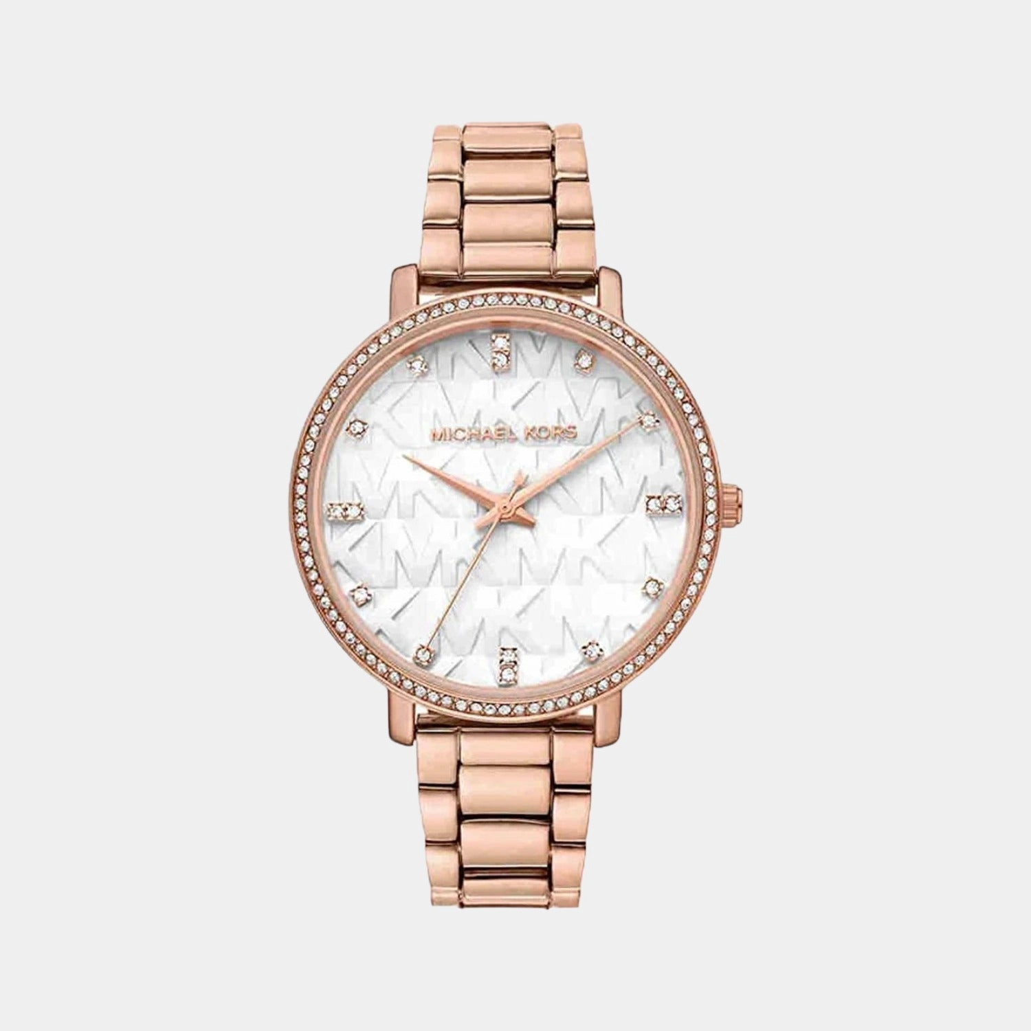 Women's White Analog Stainless Steel Watch MK4594