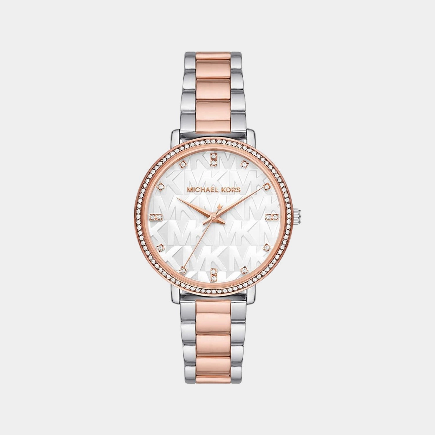 Women's White Analog Stainless Steel Watch MK4667