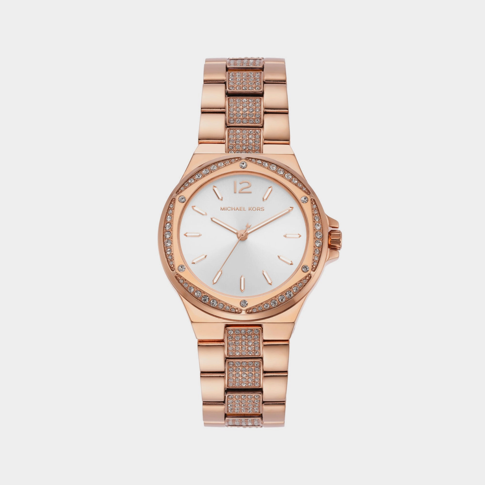 Women's White Analog Stainless Steel Watch MK7362
