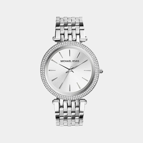 Women Silver Analog Stainless Steel Watch MK3190I