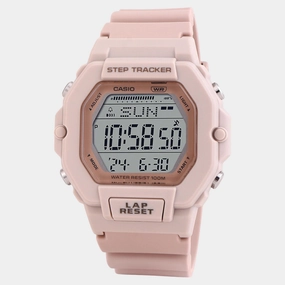 Youth Unisex Quartz Pink Dial Digital Resin Watch LWS-2200H-4AVDF D317