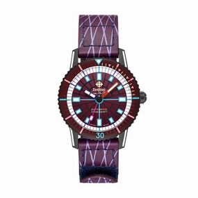 Zodiac Men's Super Sea Wolf Laser Tag Edition Compression Diver Automatic, Gray Stainless Steel Watch